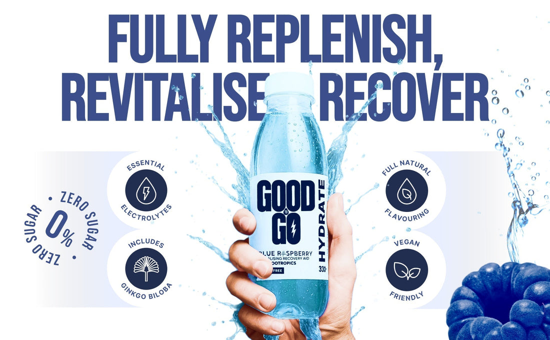 Good To Go Hydrate bottle for autumn running hydration
