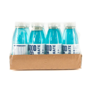 Good To Go Hydrate Blue Raspberry 12-bottle case – front view