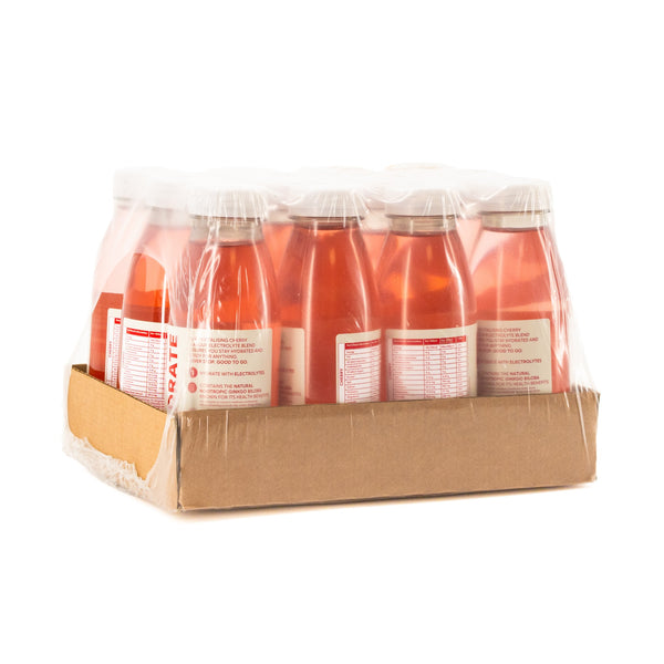 Good To Go Hydrate Cherry 12-bottle case – product view