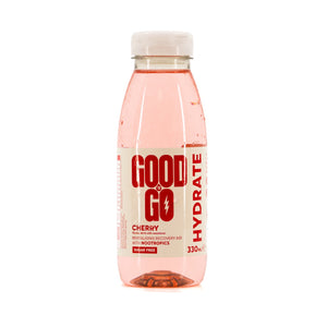 Good To Go Hydrate Cherry 330ml bottle – front view