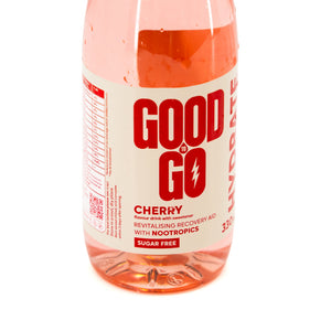 Good To Go Hydrate Cherry bottle – angled front view