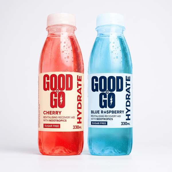 Good To Go Hydrate Trial Pack with Cherry and Blue Raspberry